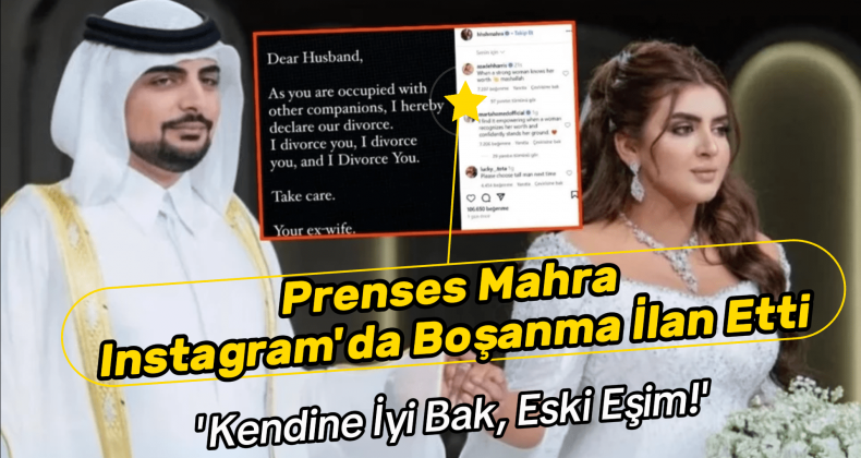 Dubai Prensesi Şeyh Mahra, Kocasını Instagram’dan Boşadı!