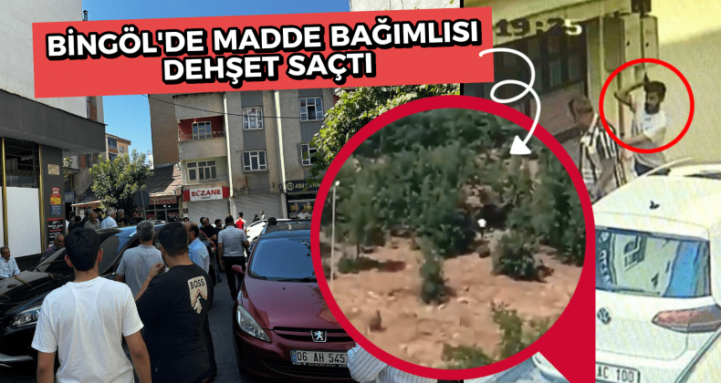 Bingöl’de Madde Bağımlısından Bıçaklı Saldırı: 2 Ölü, 7 Yaralı