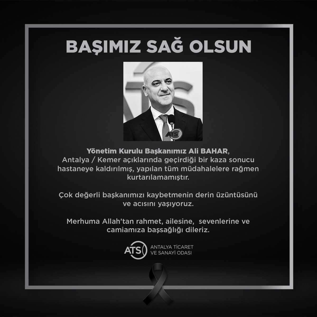 ATSO Başkanı Ali Bahar, Tekne Kazasında Hayatını Kaybetti! 2 GS1 bhZXQAAT 89