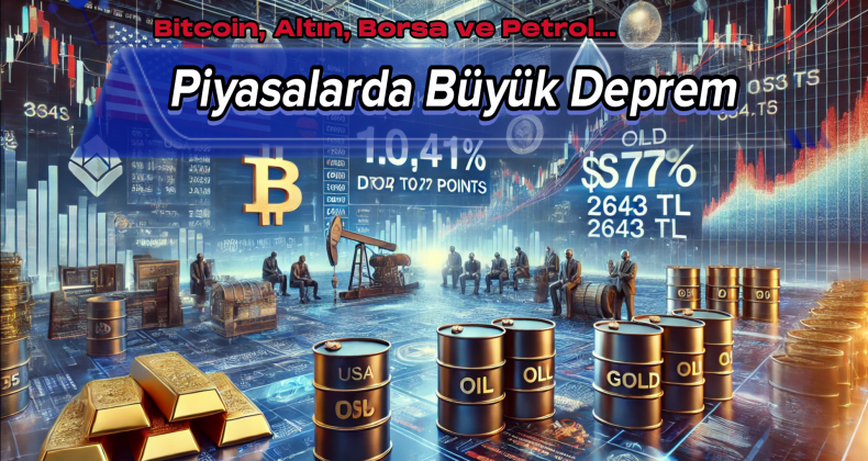 Piyasalarda Deprem Etkisi: Bitcoin, Altın, Borsa ve Petrol Düşüşte!