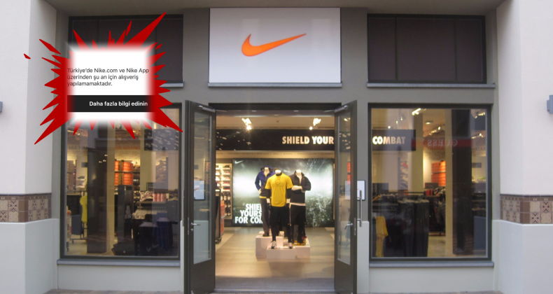 Nike, Türkiye’de İnternet Satışlarını Askıya Aldı!