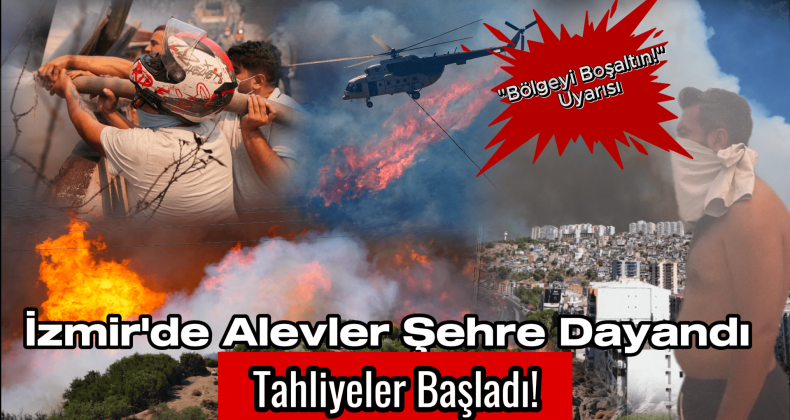 İzmir Karşıyaka’da Yangın Büyüyor: Şehre Kül Yağıyor!