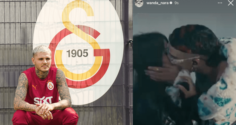 Wanda Nara Dudak Dudağa! Icardi Şokta!