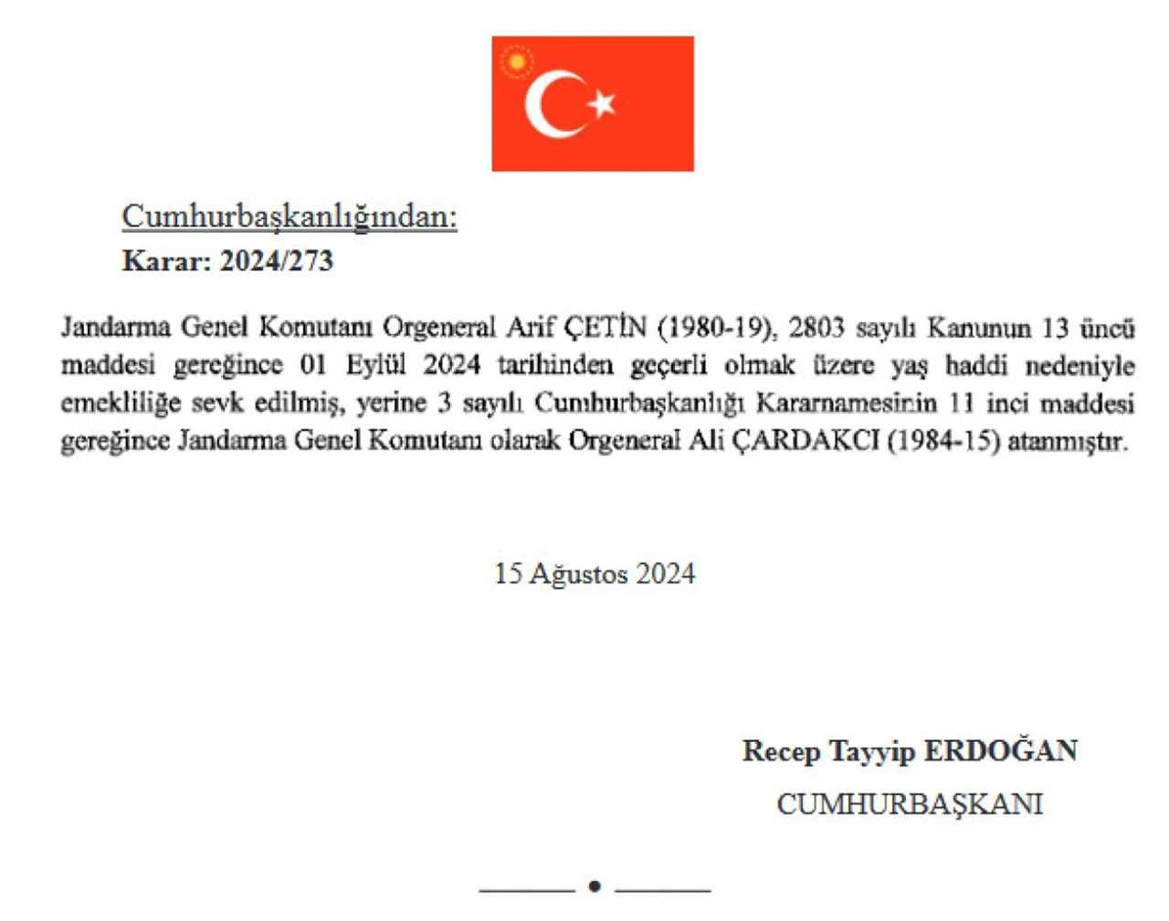 Orgeneral Ali Çardakcı, Jandarma'nın Yeni Komutanı Oldu 1 Orgeneral Ali Cardakci Jandarmanin Yeni Komutani Oldu 3