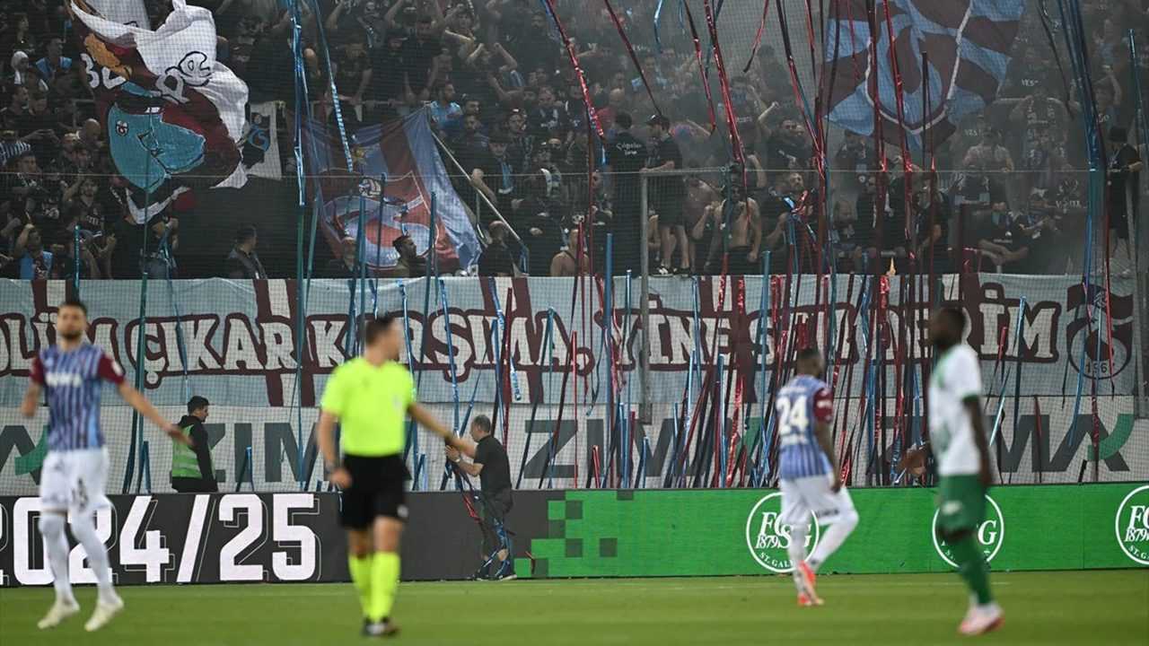 Trabzonspor St. Gallenle Golsuz Beraberlik VAR Soku 5