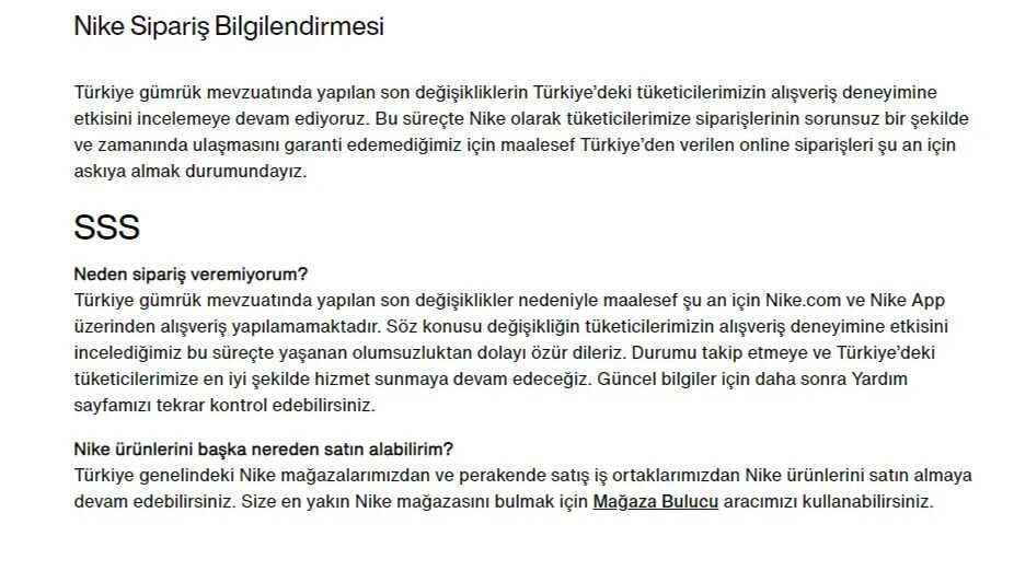 Nike, Türkiye’de İnternet Satışlarını Askıya Aldı! 2 nikedan turkiye karari internet satislarini askiya aldi 1723237559227 1