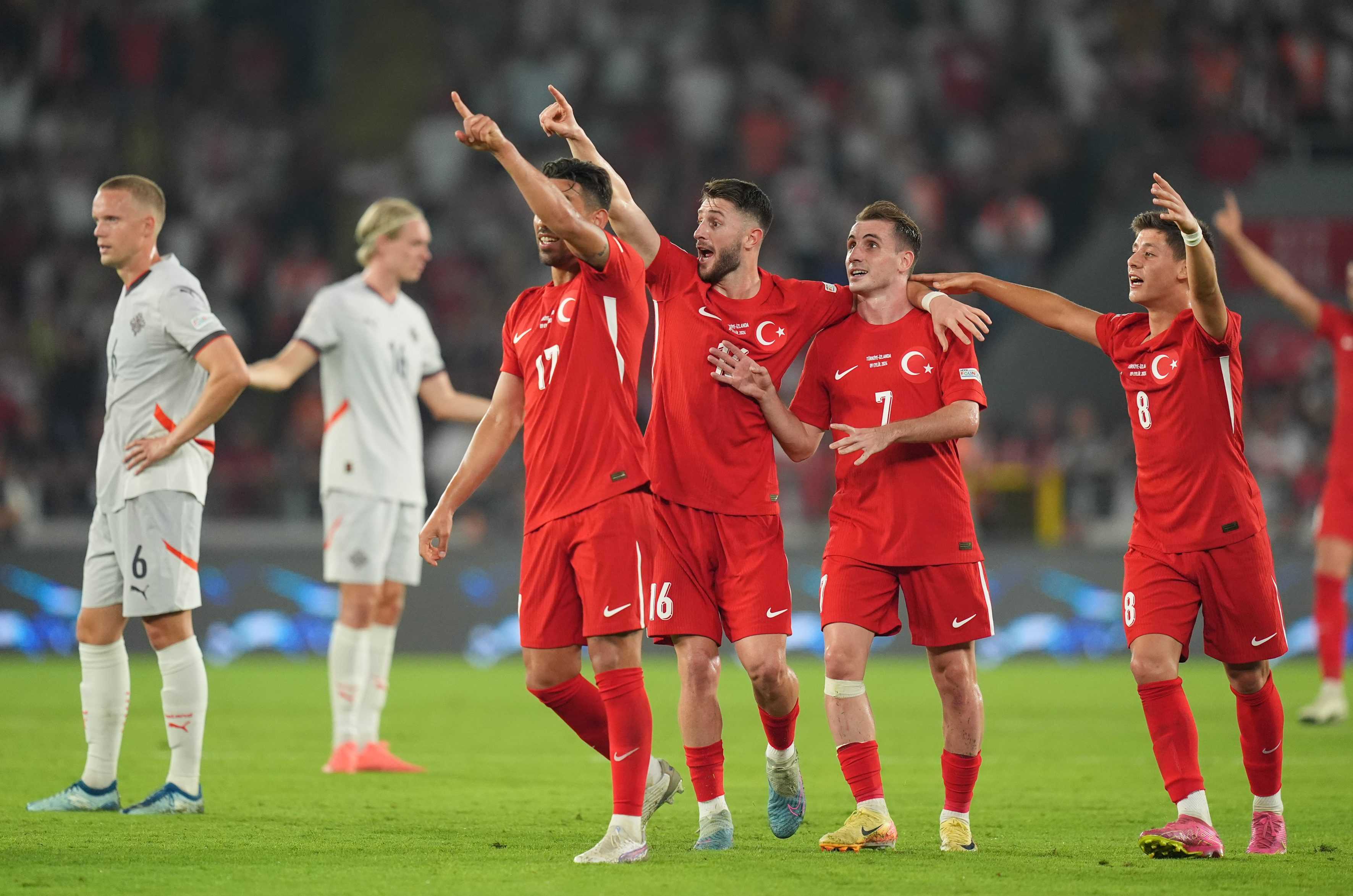 Kerem Aktürkoğlu Şov! Türkiye, İzlanda'yı 3-1 Mağlup Etti 4 AA 20240909 35605466 35605463 TURKIYE IZLANDA