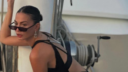Demet Özdemir: Göcek’te Siyah Bikiniyle Güneş Keyfi