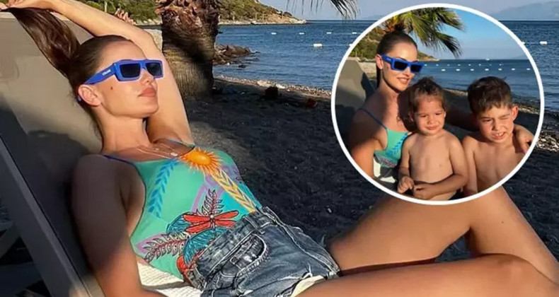 Fahriye Evcen’in Tatilinde Burak Özçivit Eksik