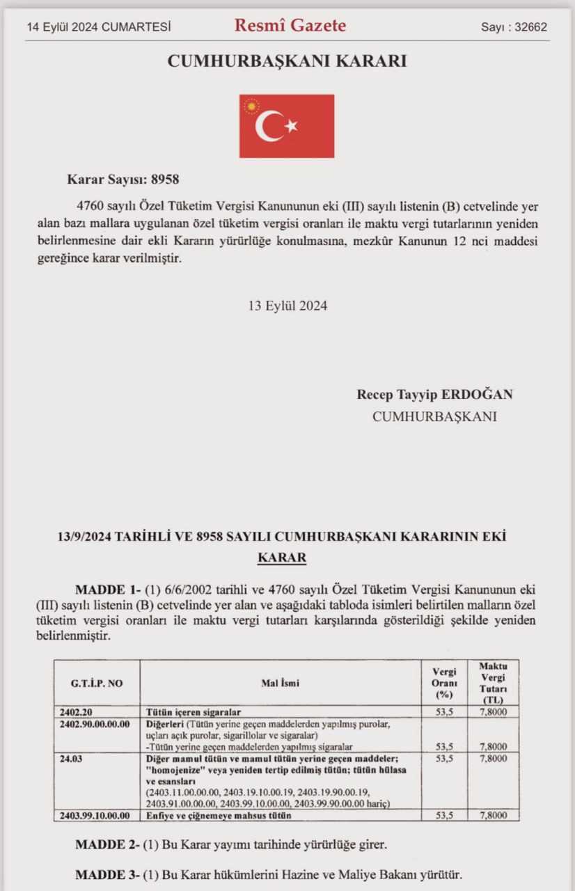 Sigara Vergisi Sonrası Zam Kapıda mı? 1 GXauSPsWgAA070d
