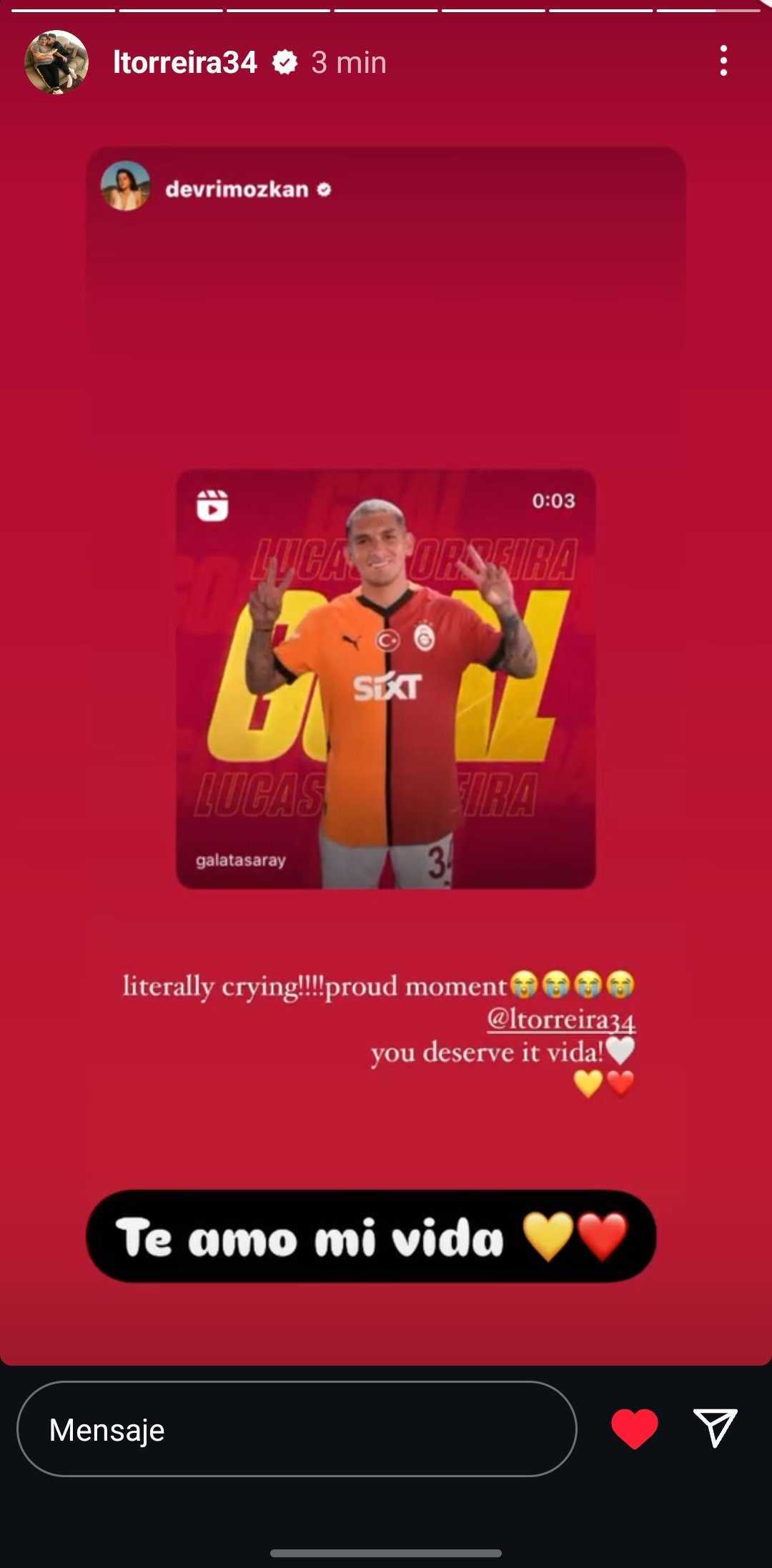 Torreira Sevgilisi Devrim Özkan'ı Ağlattı! 3 GYB2VsPWwAIbFmk