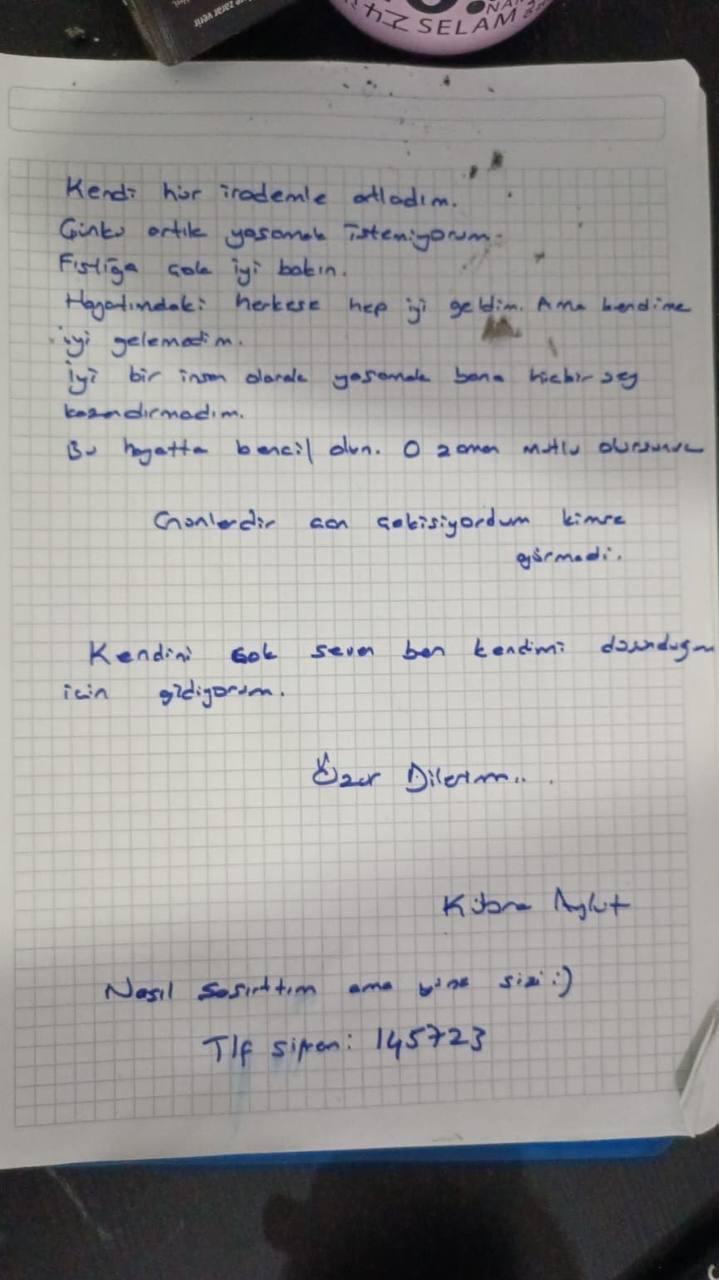 Kübra Aykut İntihar Etti: Takipçilerinden Yardım İstemiş! 4 GYO4m3cXgAAV2Qp