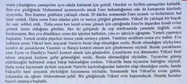 narinin yengesi hediye guranin ifadesi ortaya cikti 1726575124235 2