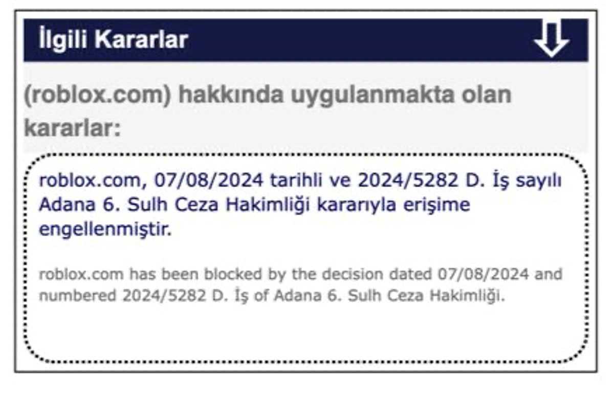 Roblox'tan Türkiye Yasağına Yanıt: Güvenliğe Derin Bağlılık! 1 roblox erisim yasagi