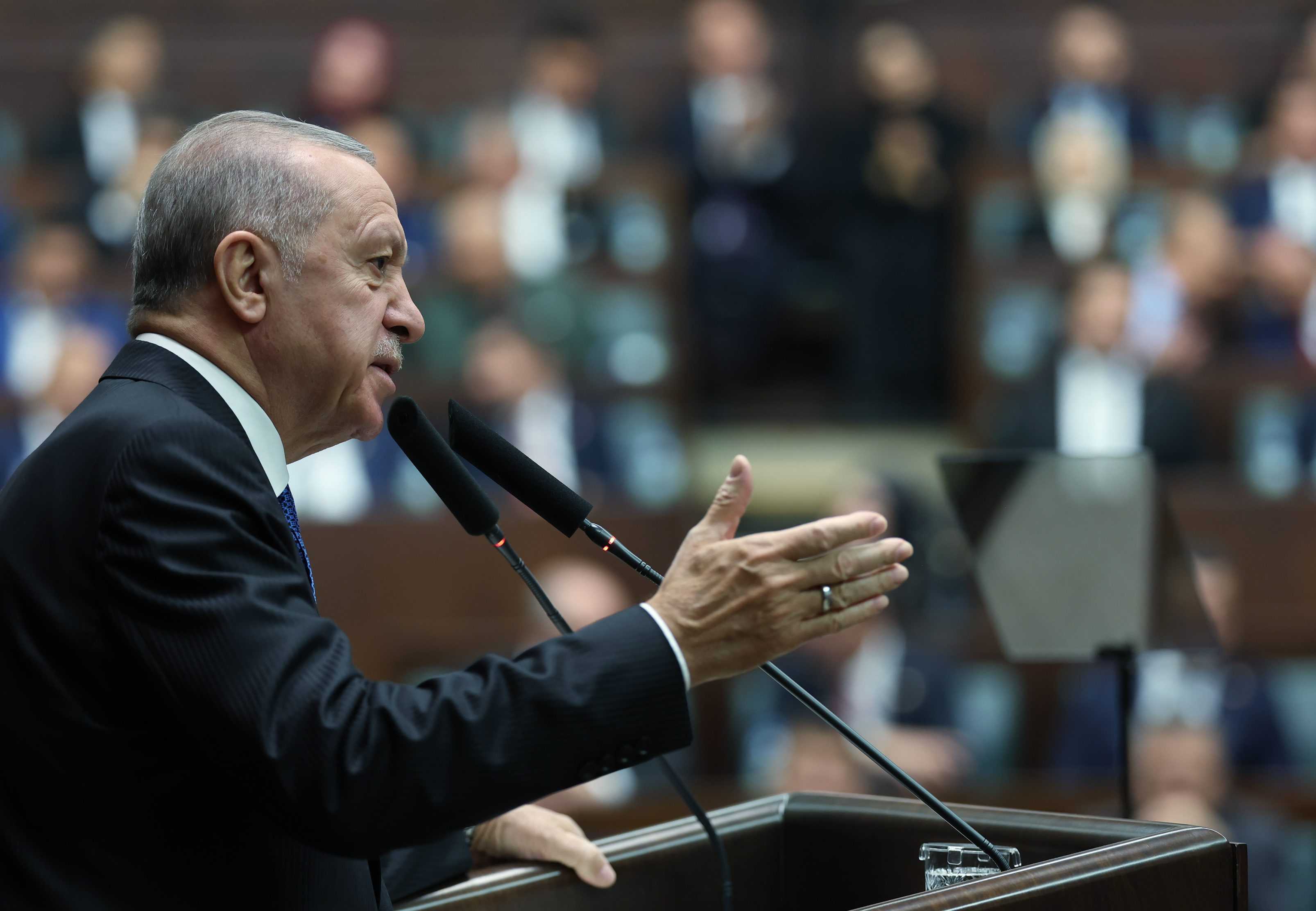 Erdoğan'dan Bahçeli'ye Tam Destek, Kandil'e Sert Mesaj! 1 AA 20241030 36057618 36057613 AK PARTI TBMM GRUP TOPLANTISI