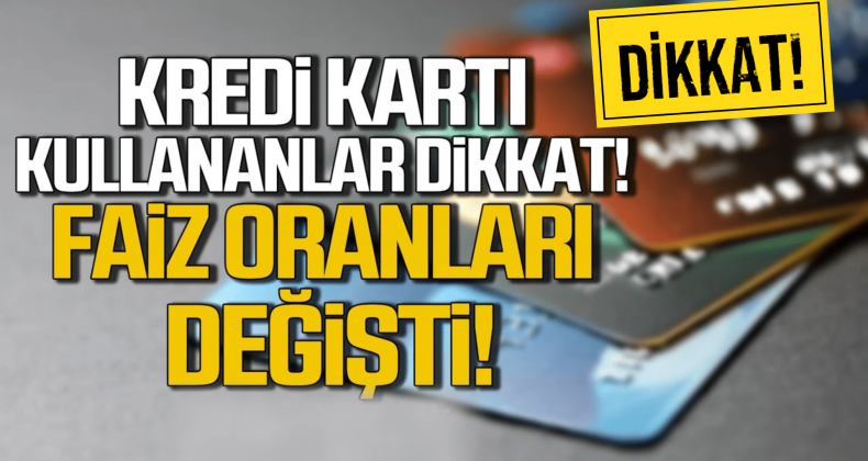 Kredi Kartı Faizleri Artıyor: 1 Kasım’da Yeni Oranlar!