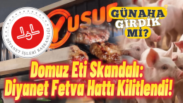 Domuz Eti Skandalı Alo Fetva Hatlarını Kilitledi!