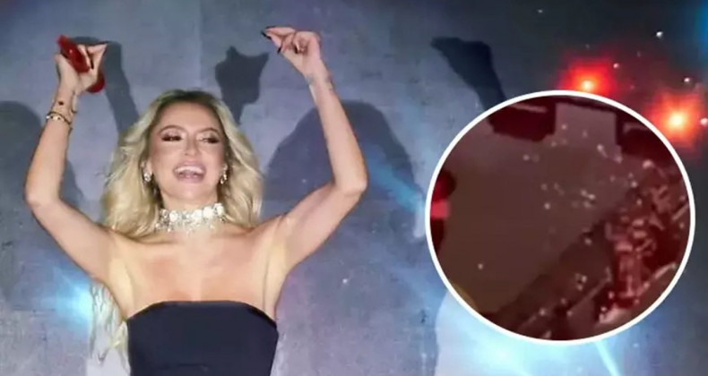 Hadise’nin Konserinde Korku Dolu Anlar