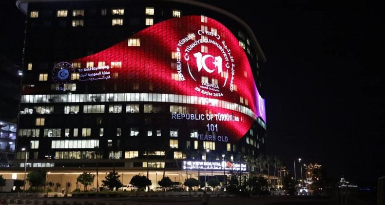 Katar, Türkiye Cumhuriyeti’nin 101. Yılında Işıl Işıl