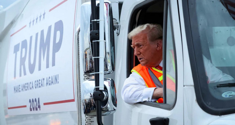Trump, Biden’a Çöp Yanıtıyla Gündemi Sarsıyor