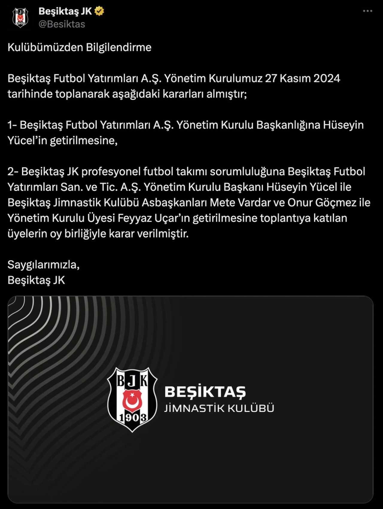Besiktasta Sarsici Degisim Arat Istifa Yucel Baskan 4