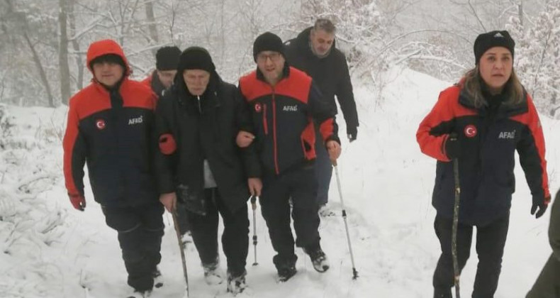 Kütahya’da Alzheimer Hastası Ormanda Sağ Bulundu!