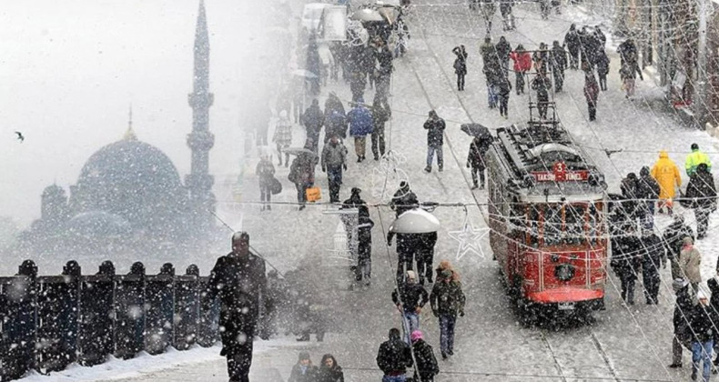 İstanbul’a Kar Uyarısı: Soğuk Hava Etkisini Artıracak
