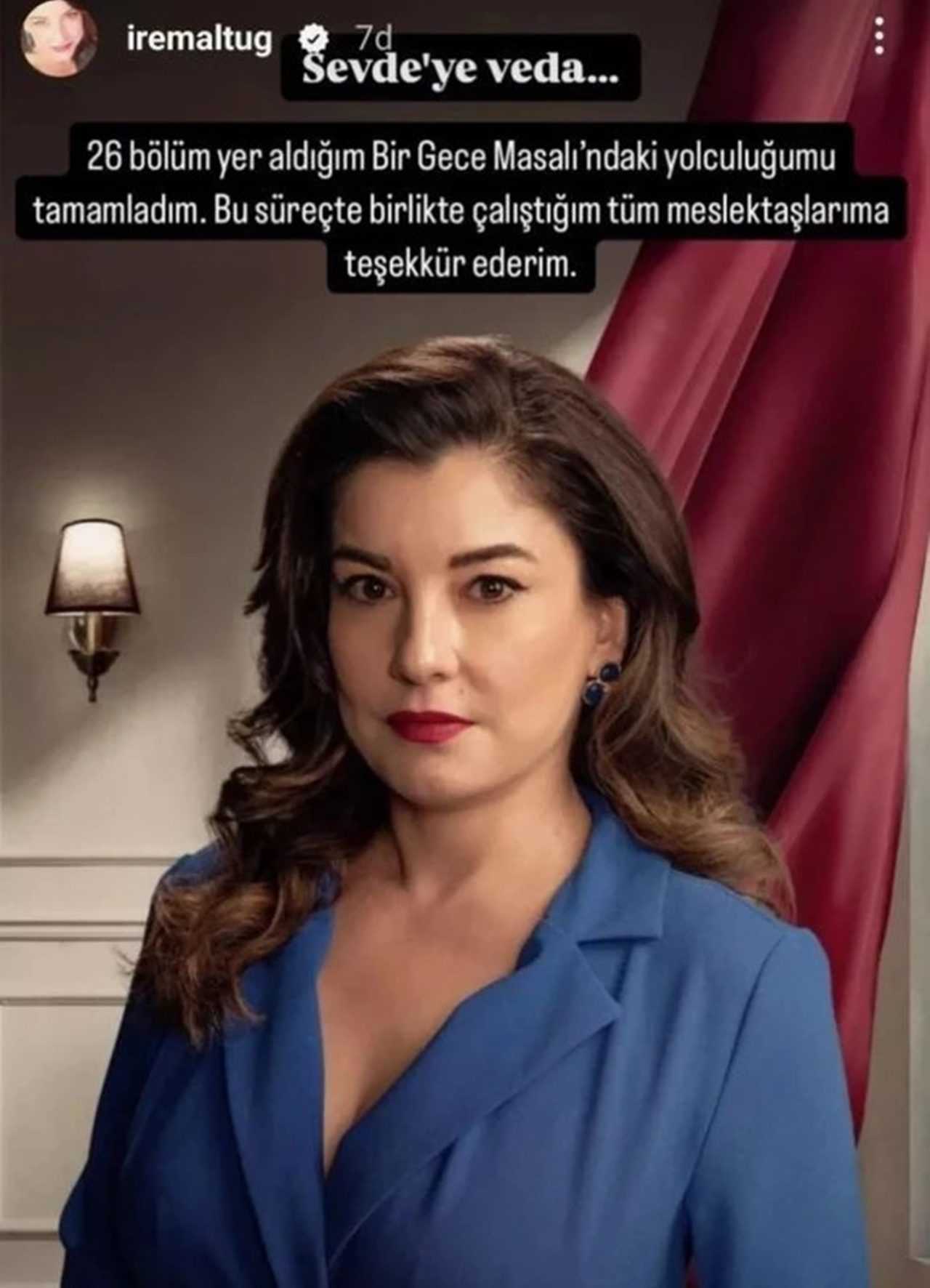 Bir Gece Masalı’nda Şok Ayrılık! İrem Altuğ da Veda Etti 2 Bir Gece Masalinda Sok Ayrilik Irem Altug da Veda Etti 3