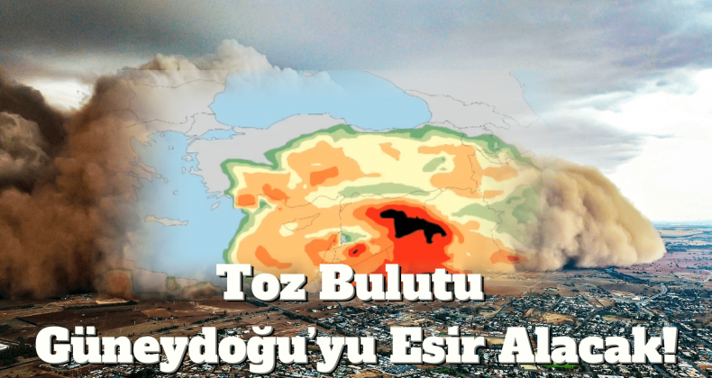 Suriye’den Gelen Toz Bulutu Güneydoğu’yu Etkisi Altına Aldı!