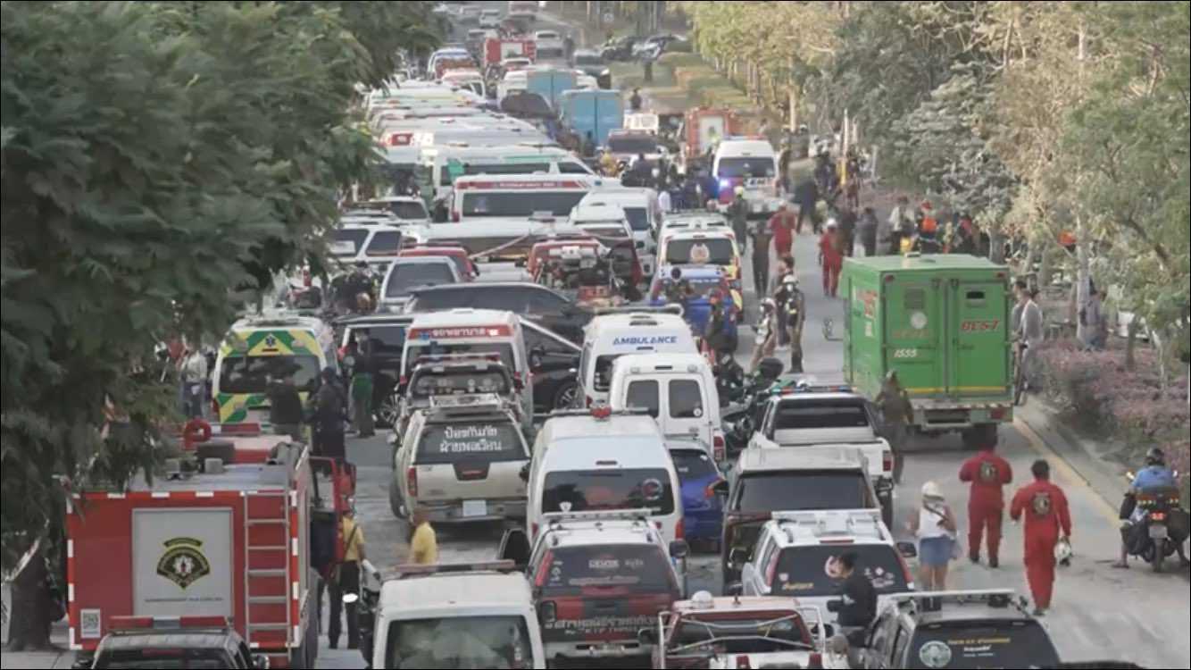 Myanmar'ı 7.7'lik Deprem Yıktı: Köprüler ve Gökdelenler... 13 GnH6U68bgAA IEu