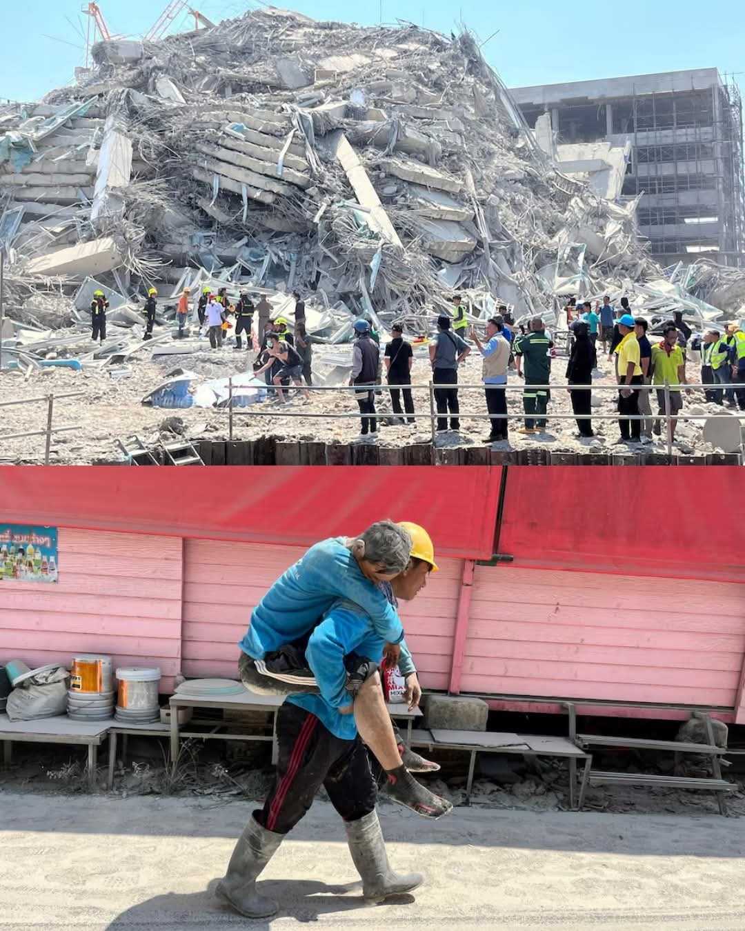 Myanmar'ı 7.7'lik Deprem Yıktı: Köprüler ve Gökdelenler... 11 GnHajo6bgAEeF2E