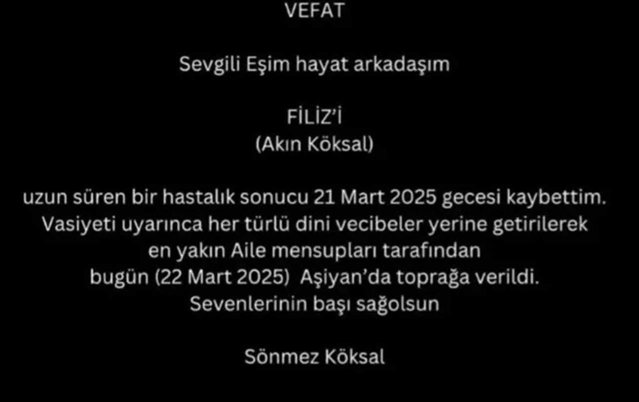 Yeşilçam’ın Efsanesi Filiz Akın Hayatını Kaybetti 1 Yesilcamin Efsanesi Filiz Akin Hayatini Kaybetti 2