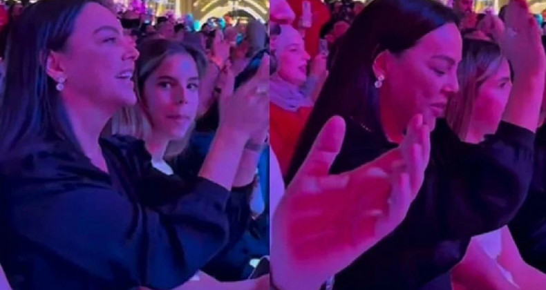 Ebru Gündeş ve Kızı Alara’dan Sürpriz Gece