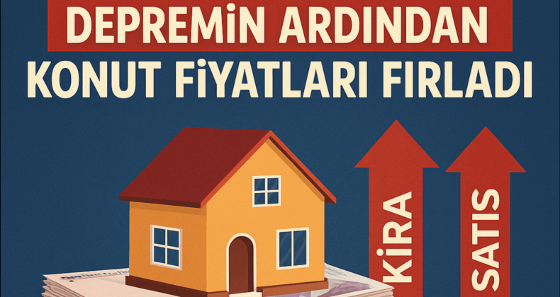 Depremden Sonra Konut Fiyatları Şaşırttı!