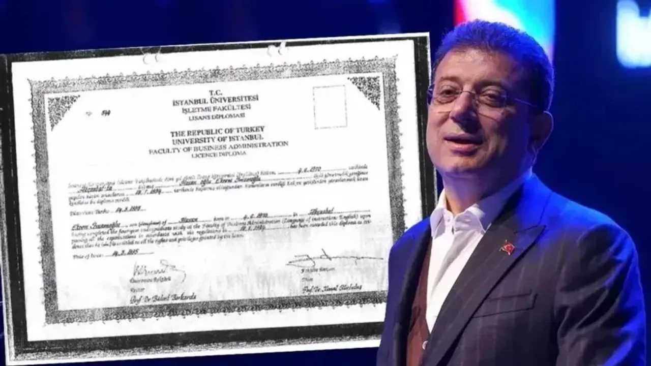 Imamoglunun Diplomasi Iptal Edildi Siyasi Kriz Kapida 6
