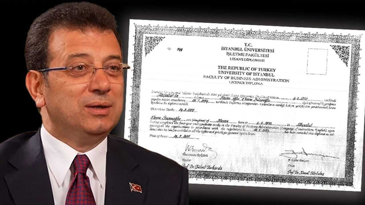 Imamoglunun Diplomasi Iptal Edildi Siyasi Kriz Kapida 7