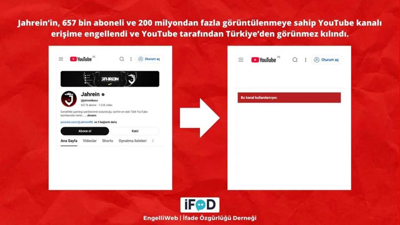 YouTubedan Sok Hamle Jahrein Kanali Turkiyede Yasaklandi 4