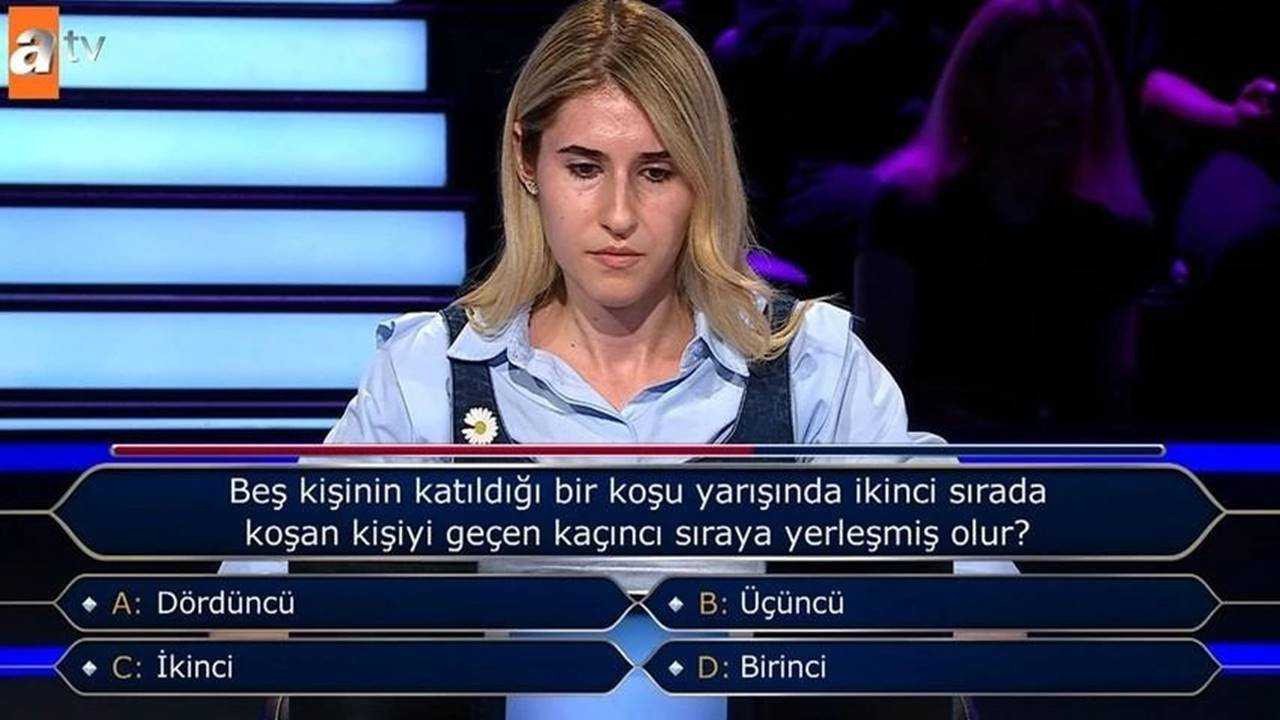 Birinci’ Dedi, Elendi! Milyoner’de Akıl Karıştıran Soru 4 Birinci Dedi Elendi Milyonerde Akil Karistiran Soru 5
