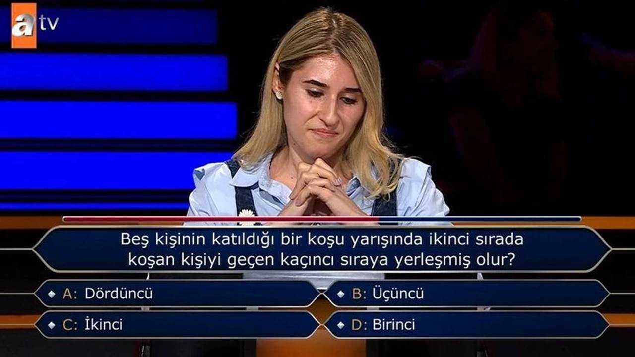 Birinci’ Dedi, Elendi! Milyoner’de Akıl Karıştıran Soru 5 Birinci Dedi Elendi Milyonerde Akil Karistiran Soru 6
