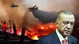Erdoğan’dan Yangın Mesajı: Vatanı Aşkla Savunuyoruz