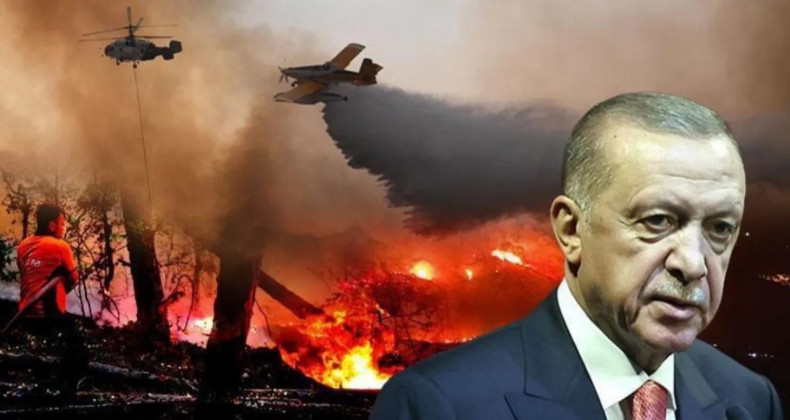 Erdoğan’dan Yangın Mesajı: Vatanı Aşkla Savunuyoruz