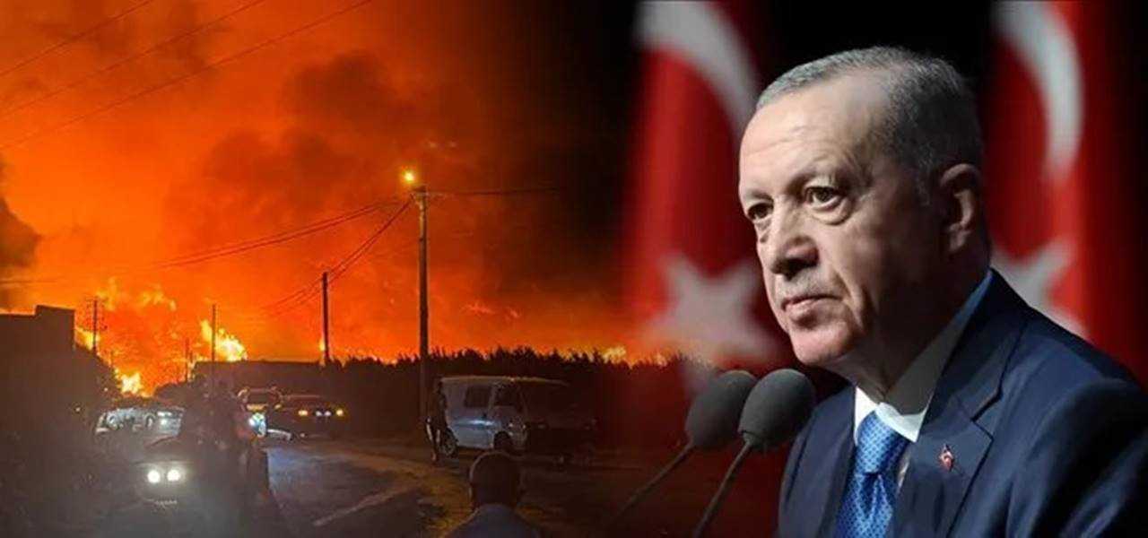 Erdogandan Yangin Mesaji Vatani Askla Savunuyoruz 4