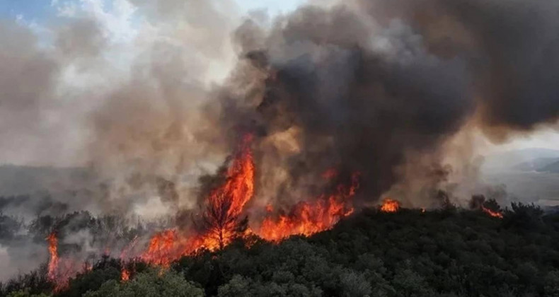 Çanakkale’de Orman Yangını: 7 Köy Tahliye Edildi