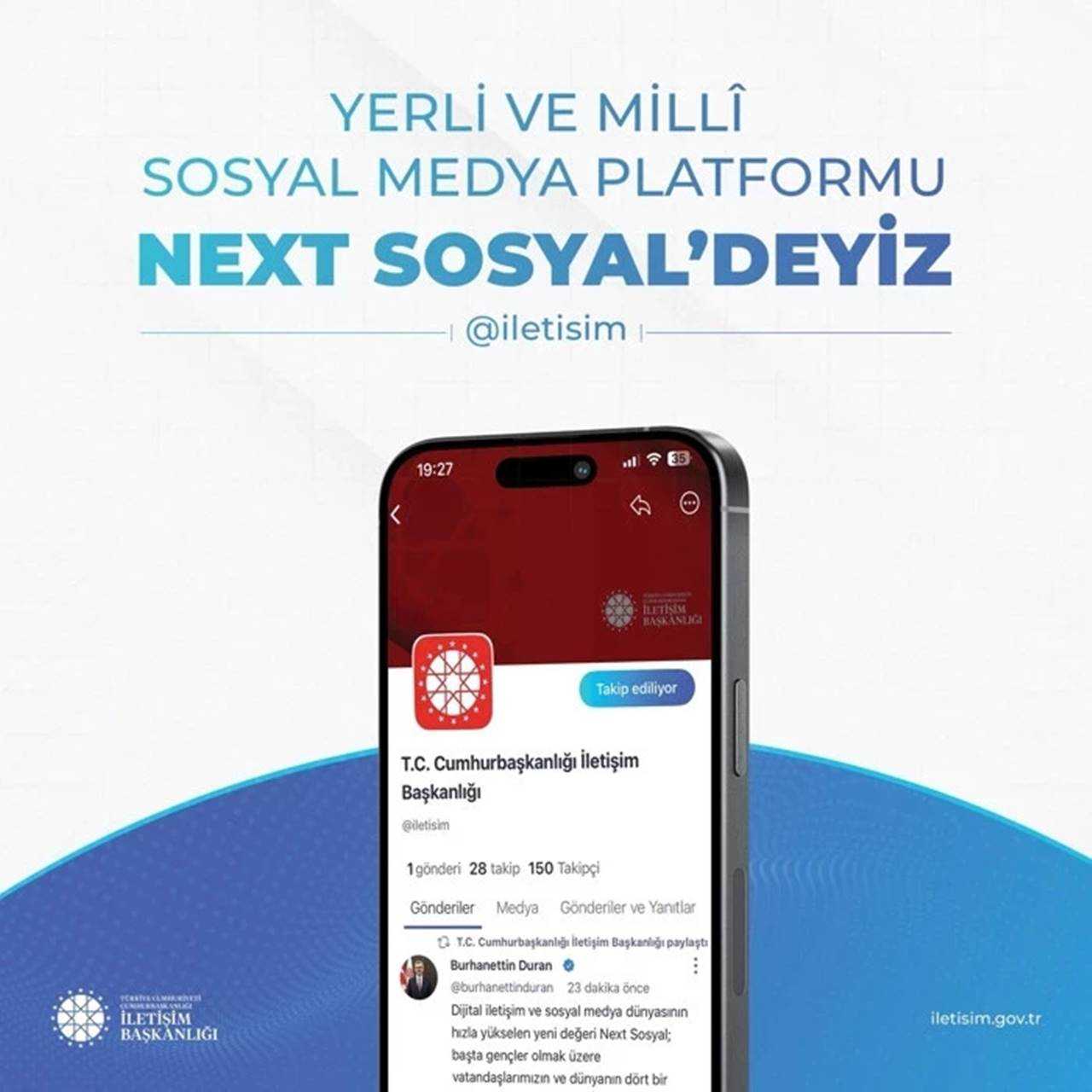 Yerli Dijital Hamle: İletişim Başkanlığı NeXT Sosyal’de 1 Yerli Dijital Hamle Iletisim Baskanligi NeXT Sosyalde 2