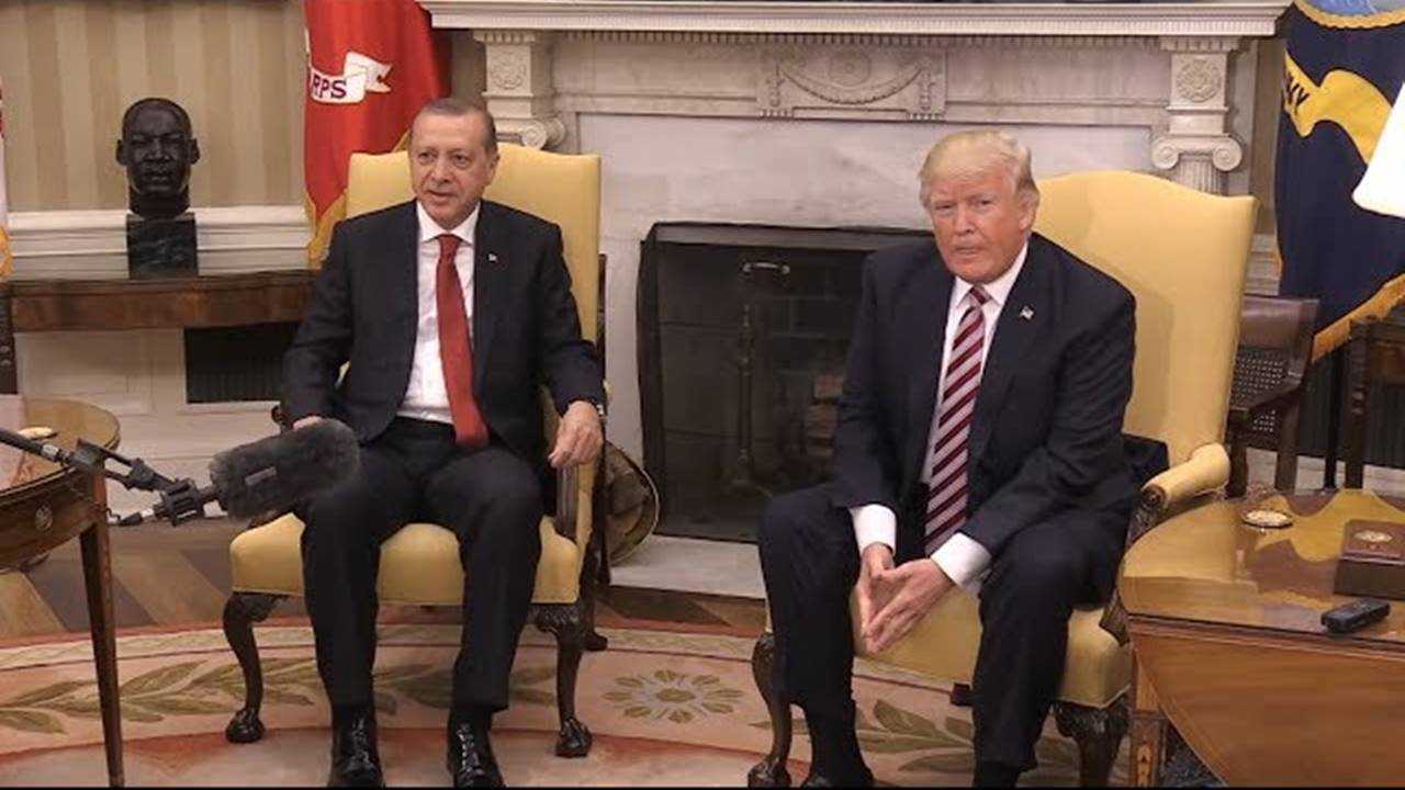 Erdoğan ve Trump Beyaz Saray’da Buluştu 1 Erdogan ve Trump Beyaz Sarayda Bulustu 2