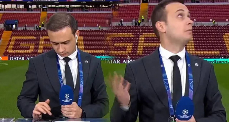 Şampiyonlar Ligi Marşı TRT Spor Muhabirini Fena Yakaladı