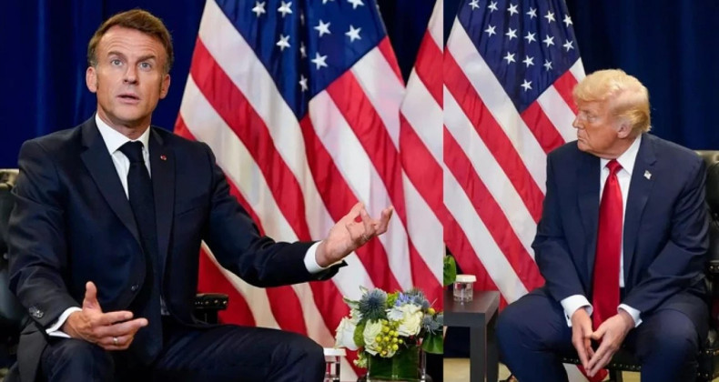 Trump ve Macron BM’de Karşı Karşıya