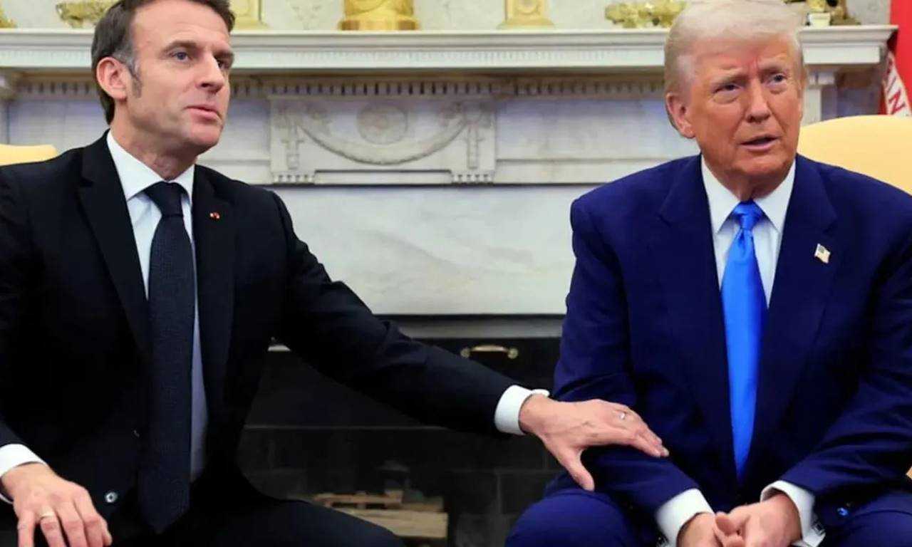 Trump ve Macron BM’de Karşı Karşıya 2 Trump ve Macron BMde Karsi Karsiya 3