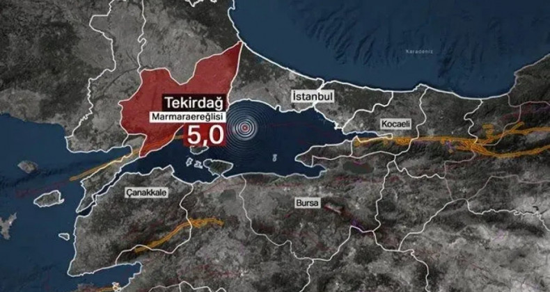 Marmara’da 5,0’lık Deprem, İstanbul Sarsıldı
