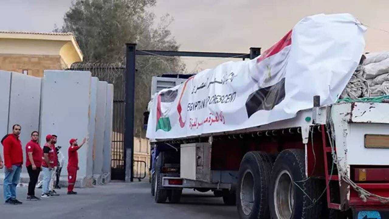 Yardimlar Israil Denetiminde Dagitim Beklemede 2